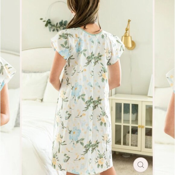 NWT Gownies Floral Hadley Print Maternity Hospital Stay Gown Size XL - Picture 6 of 14